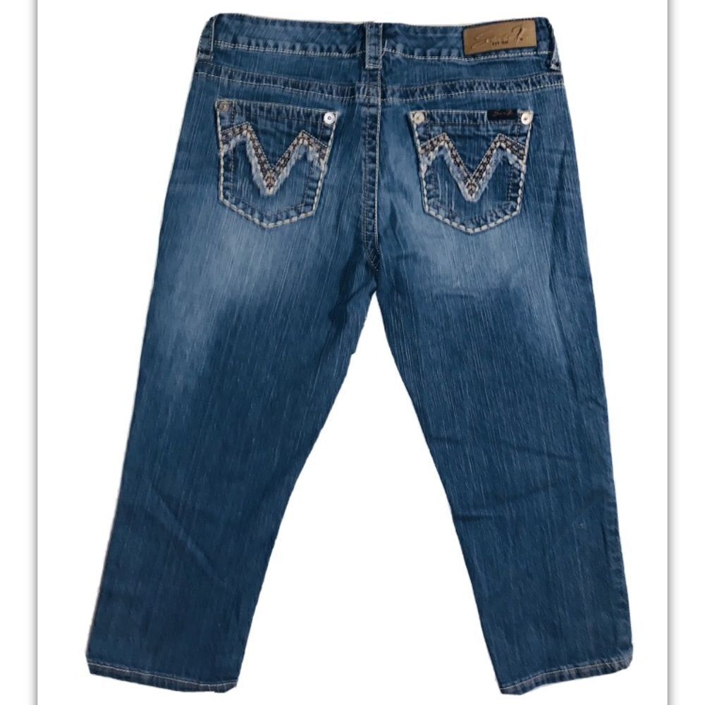 Seven7 crop jeans size 10 - Picture 2 of 5